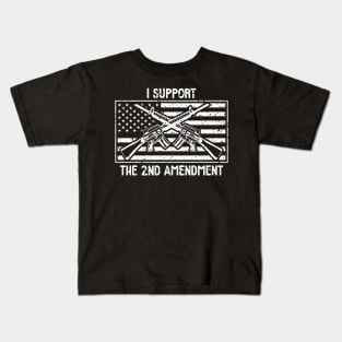 I Support The 2nd Amendment Kids T-Shirt